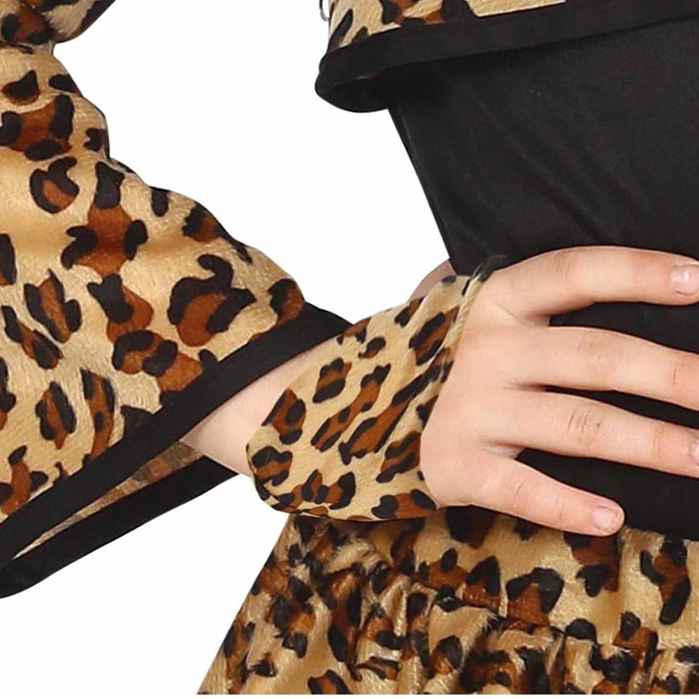 Brown-Black - Lifestyle - Fiestas Guirca Girls Leopard Print Costume