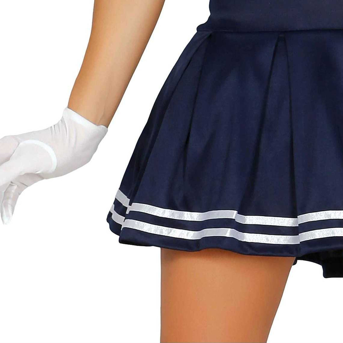 Blue-White - Side - Fiestas Guirca Womens-Ladies Sailor Costume