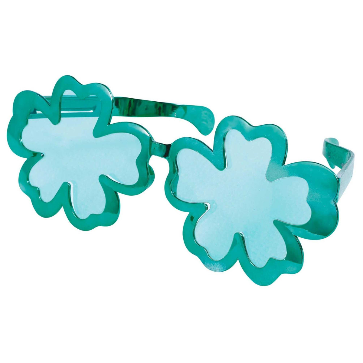 Green - Side - Fiestas Guirca Shamrock St Patricks Day Glasses