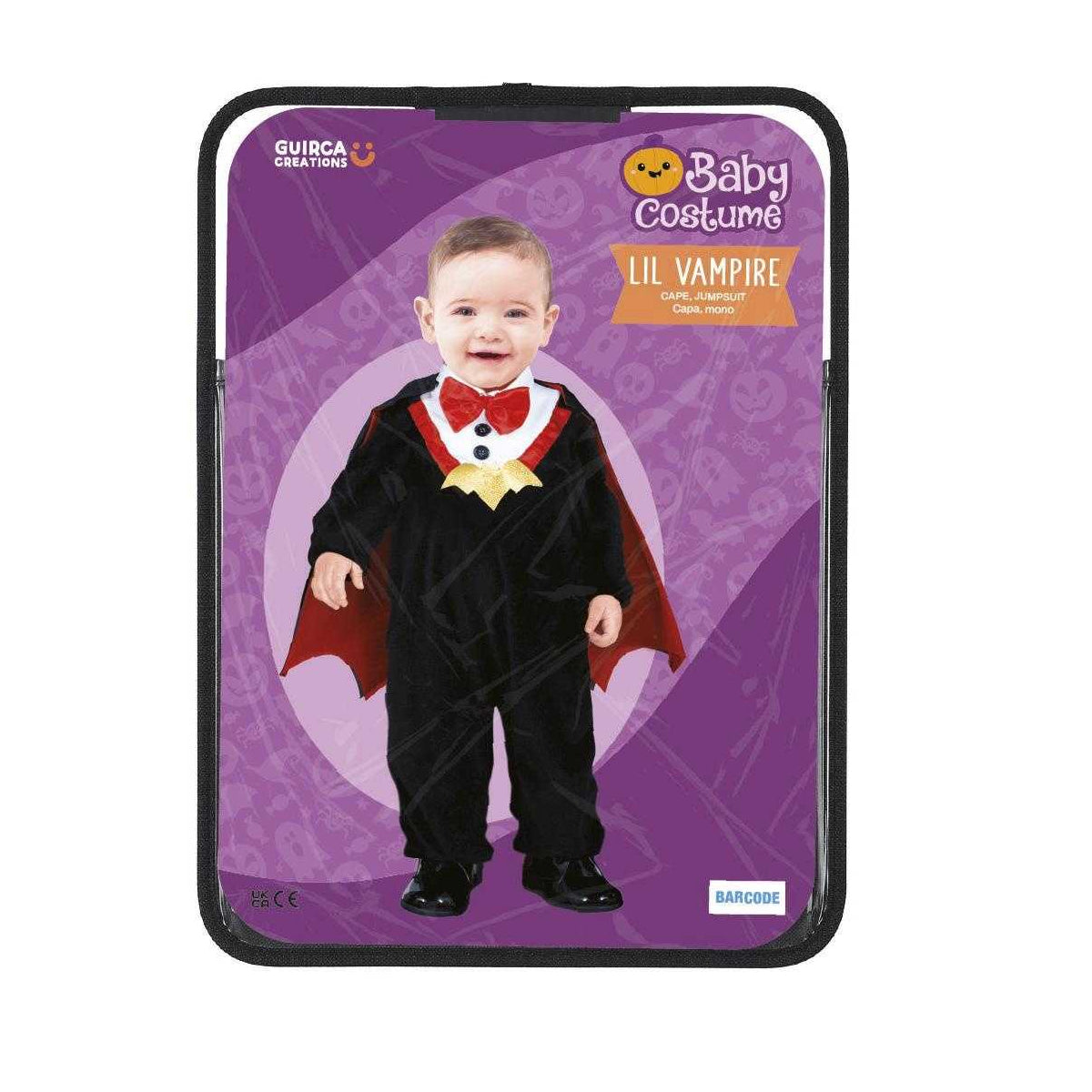 Black-Red - Lifestyle - Fiestas Guirca Baby Vampire Halloween Costume