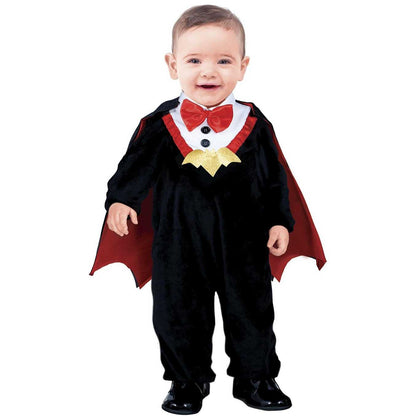 Black-Red - Front - Fiestas Guirca Baby Vampire Halloween Costume