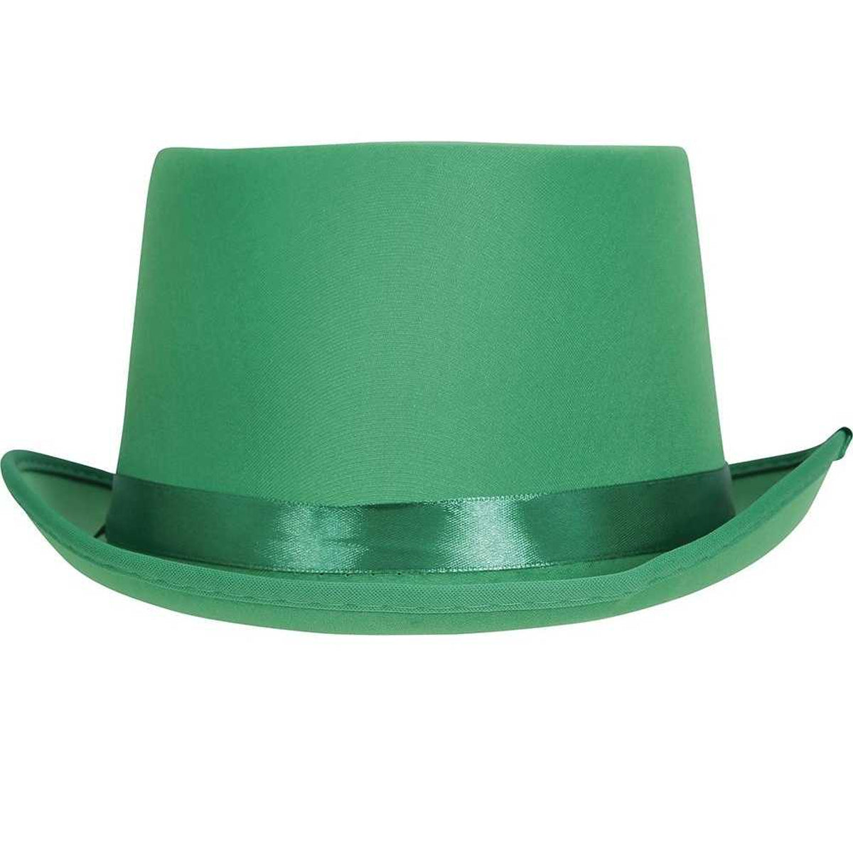 Green - Front - Fiestas Guirca Plain Satin Top Hat
