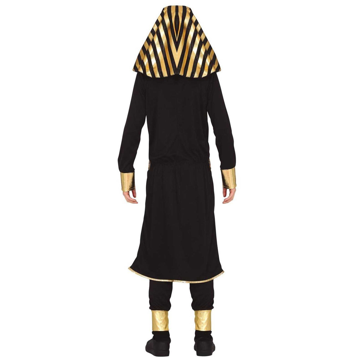 Black-Gold - Back - Fiestas Guirca Teen Boys Egyptian Costume