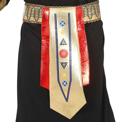 Black-Gold - Side - Fiestas Guirca Teen Boys Egyptian Costume