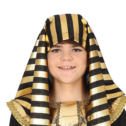 Black-Gold - Pack Shot - Fiestas Guirca Teen Boys Egyptian Costume