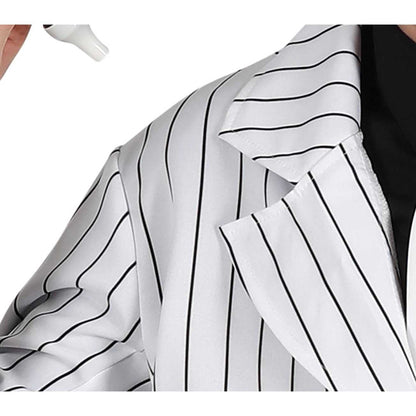 White-Black - Lifestyle - Fiestas Guirca Mens Gangster Costume Dress Set