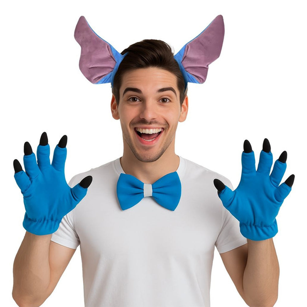 Blue-Pink - Lifestyle - Fiestas Guirca Monster Party Costume Accessory Set