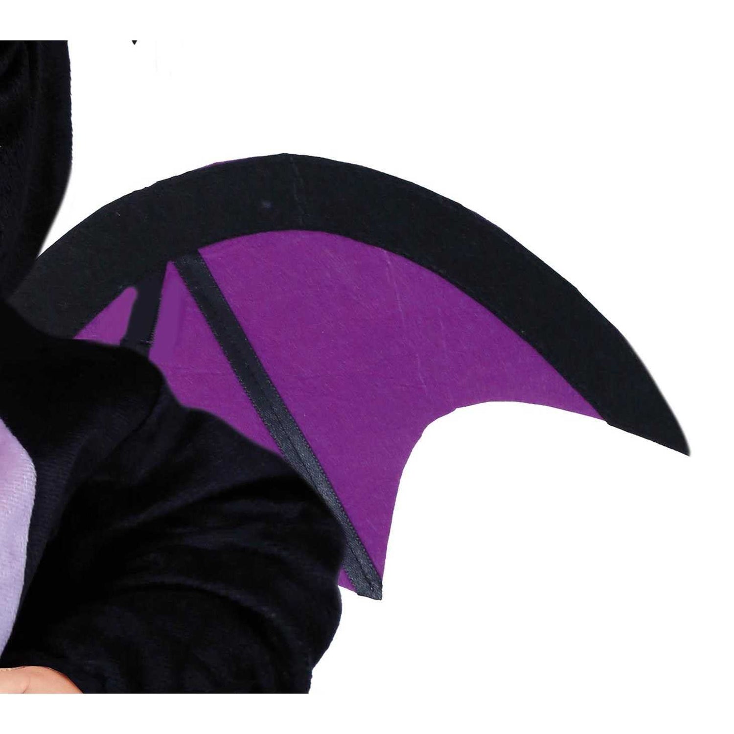 Black-Lilac - Side - Fiestas Guirca Baby Dragon Costume Set