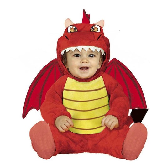 Red - Front - Fiestas Guirca Baby Dragon Costume Set