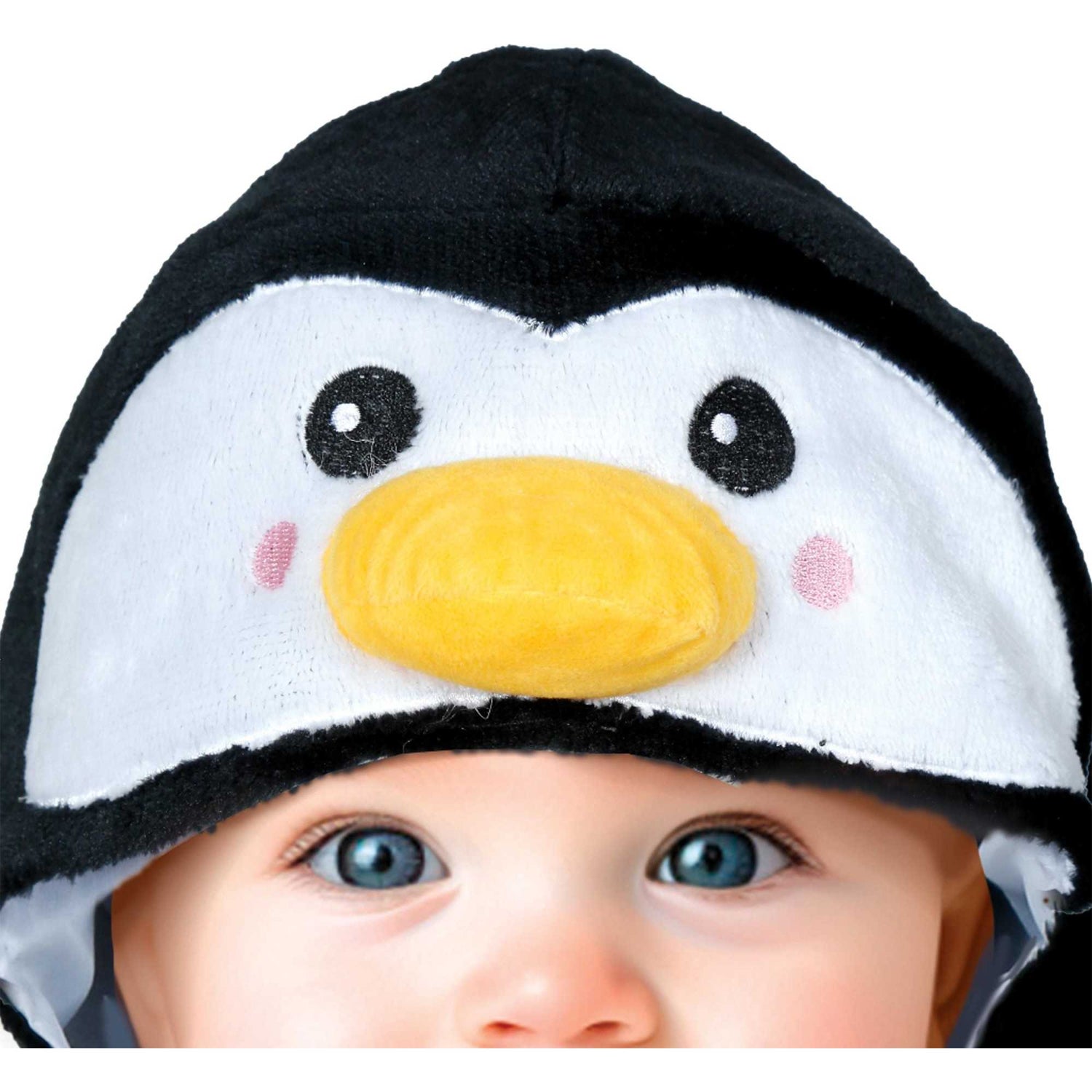 Black-White - Side - Fiestas Guirca Baby Penguin Costume Set