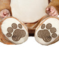 Brown - Back - Fiestas Guirca Baby Puppy Costume Set