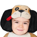 Brown - Side - Fiestas Guirca Baby Puppy Costume Set