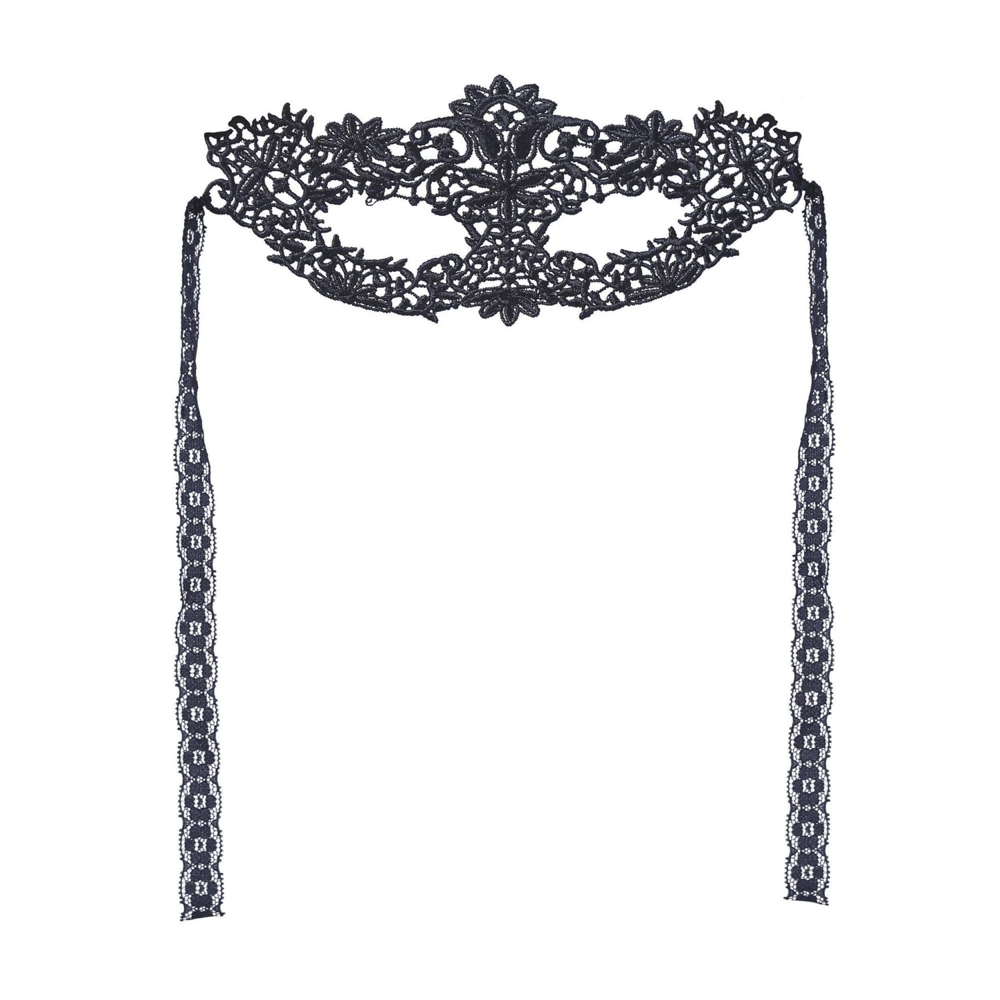 Black - Back - Fiestas Guirca Lace Eye Mask