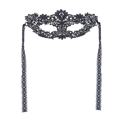Black - Back - Fiestas Guirca Lace Eye Mask