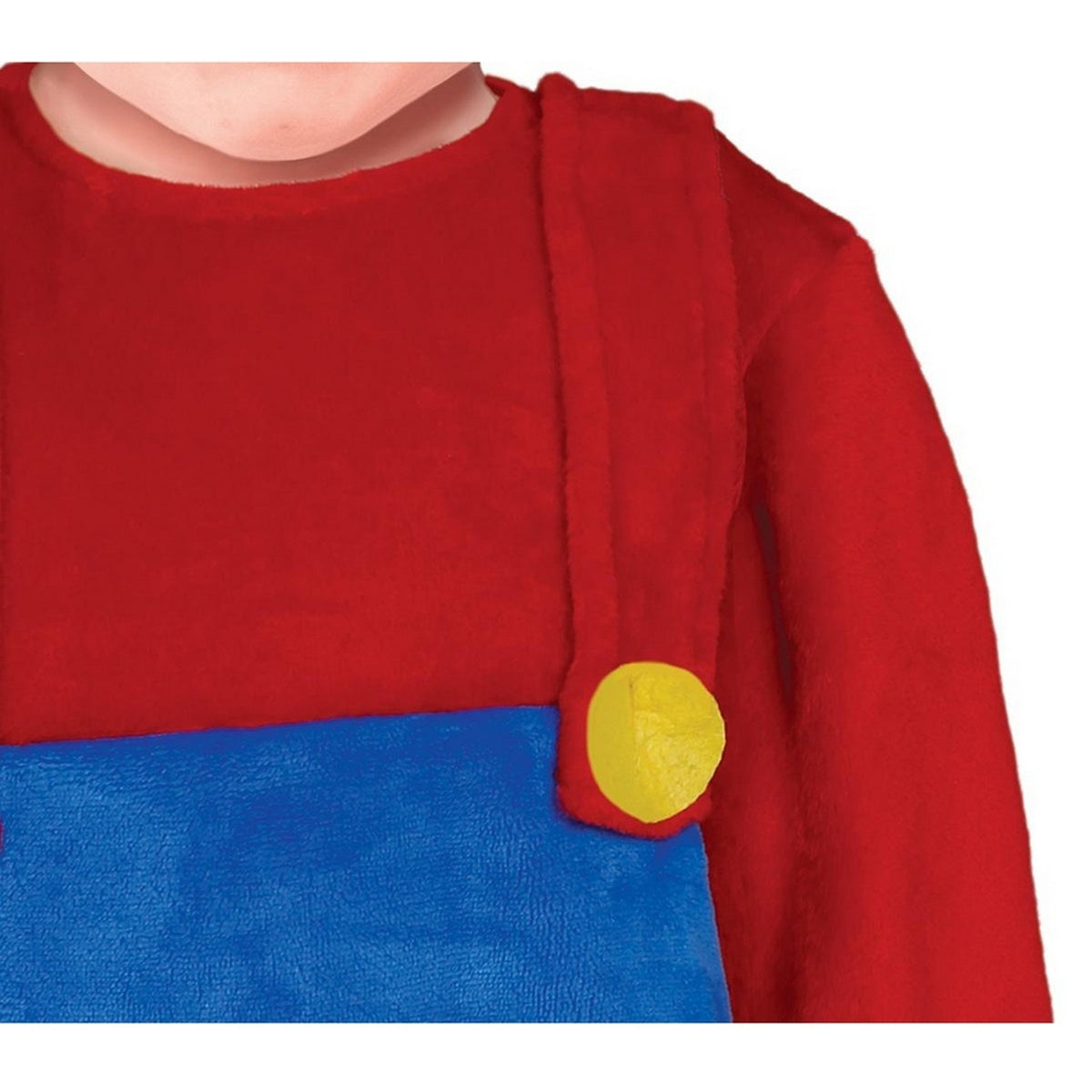 Red-Blue - Side - Fiestas Guirca Baby Train Driver Costume Set