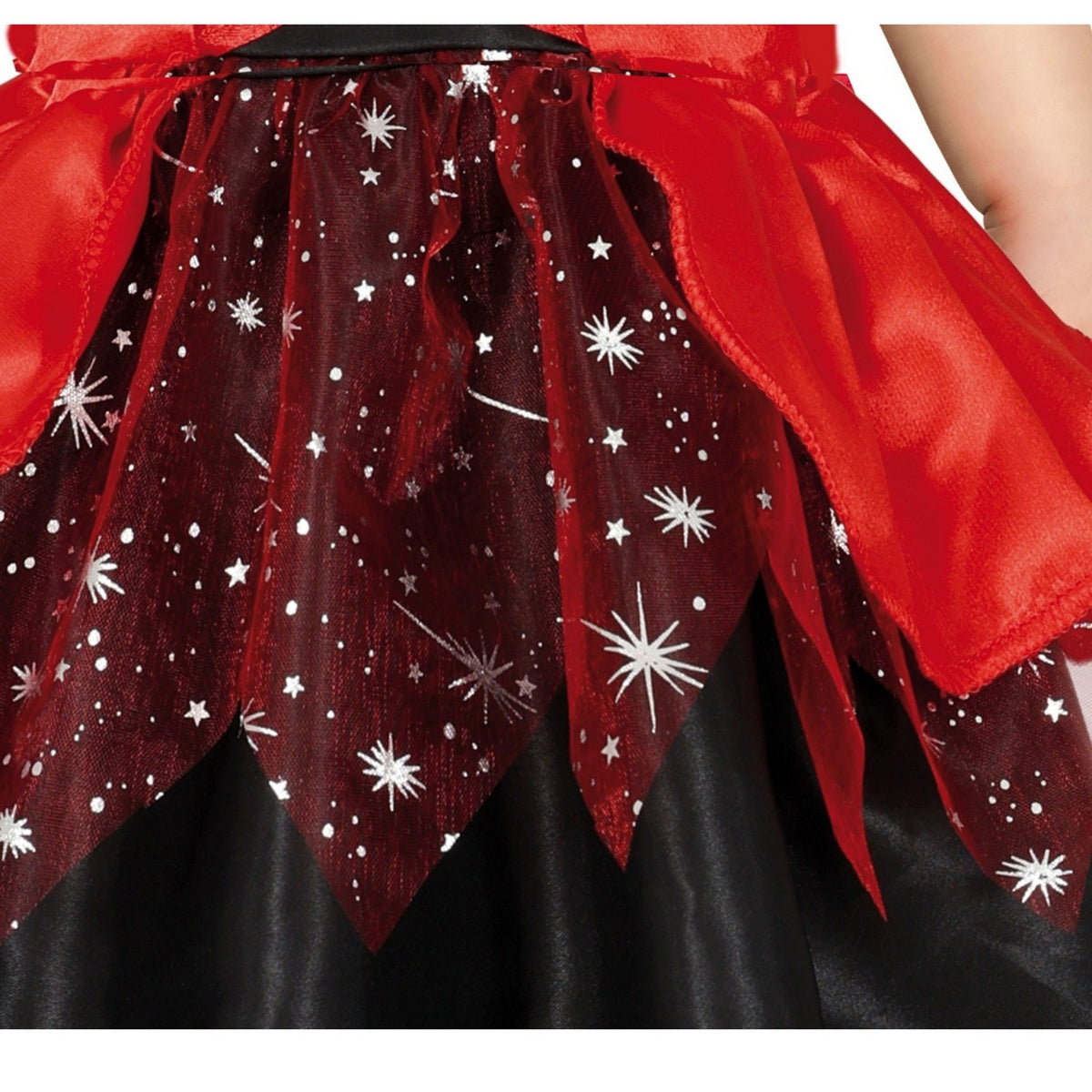 Red-Black - Side - Fiestas Guirca Baby Devil Costume Set