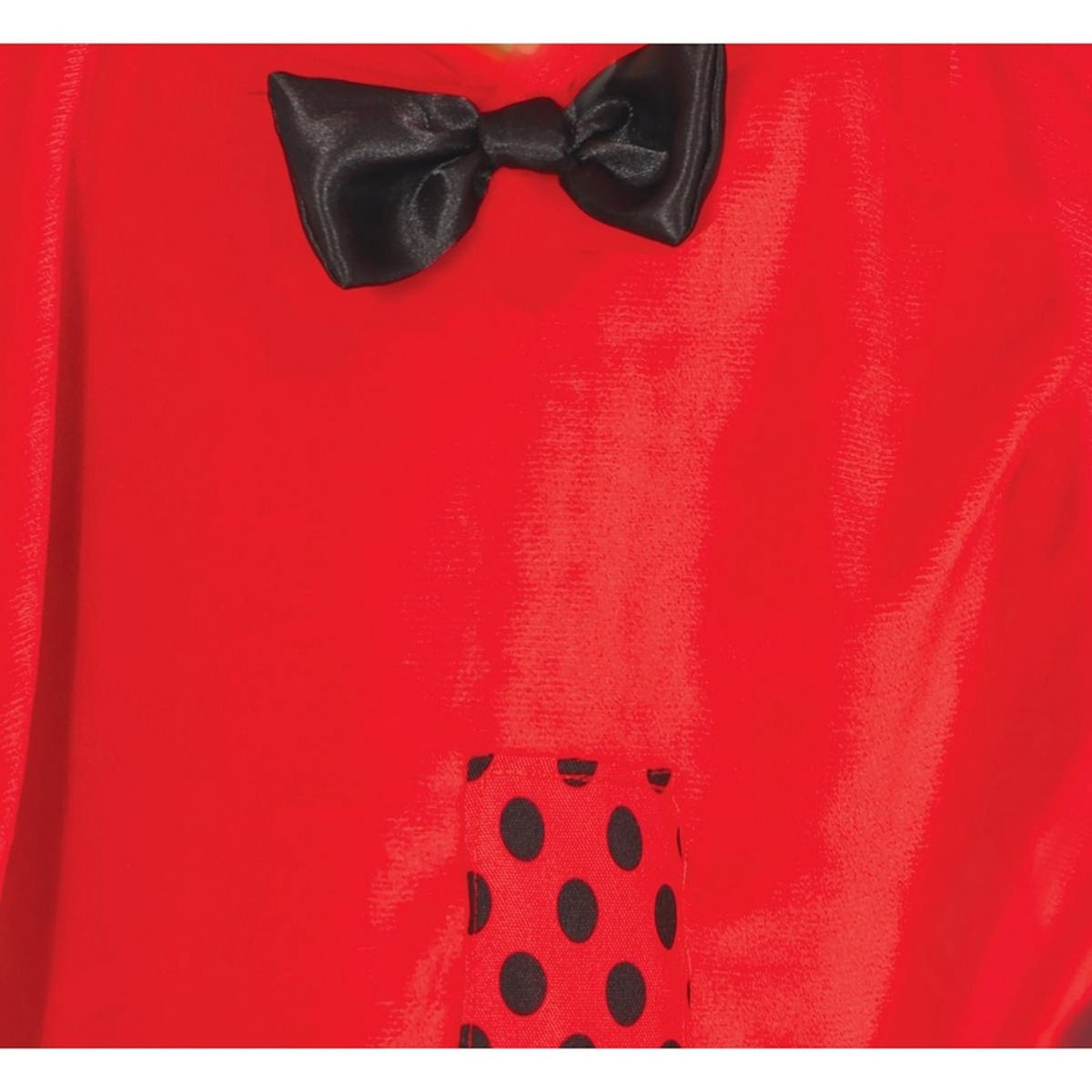 Red - Side - Fiestas Guirca Baby Demon Costume Poncho Set