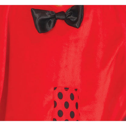 Red - Side - Fiestas Guirca Baby Demon Costume Poncho Set