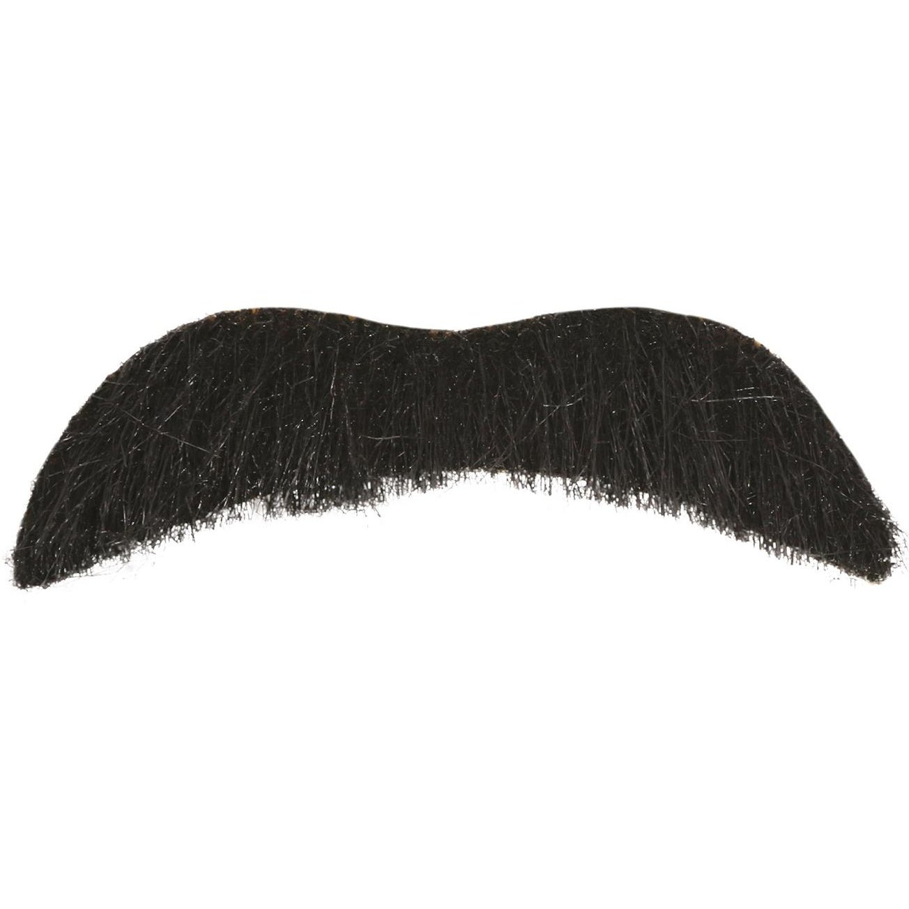 Black - Back - Fiestas Guirca Mens Police Self Adhesive Moustache