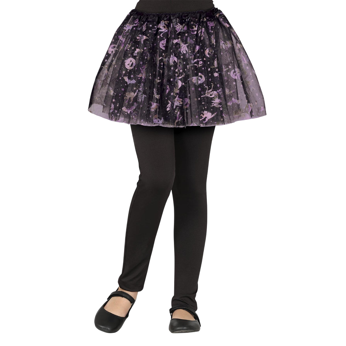 Black-Lilac - Back - Fiestas Guirca Girls Halloween Tutu