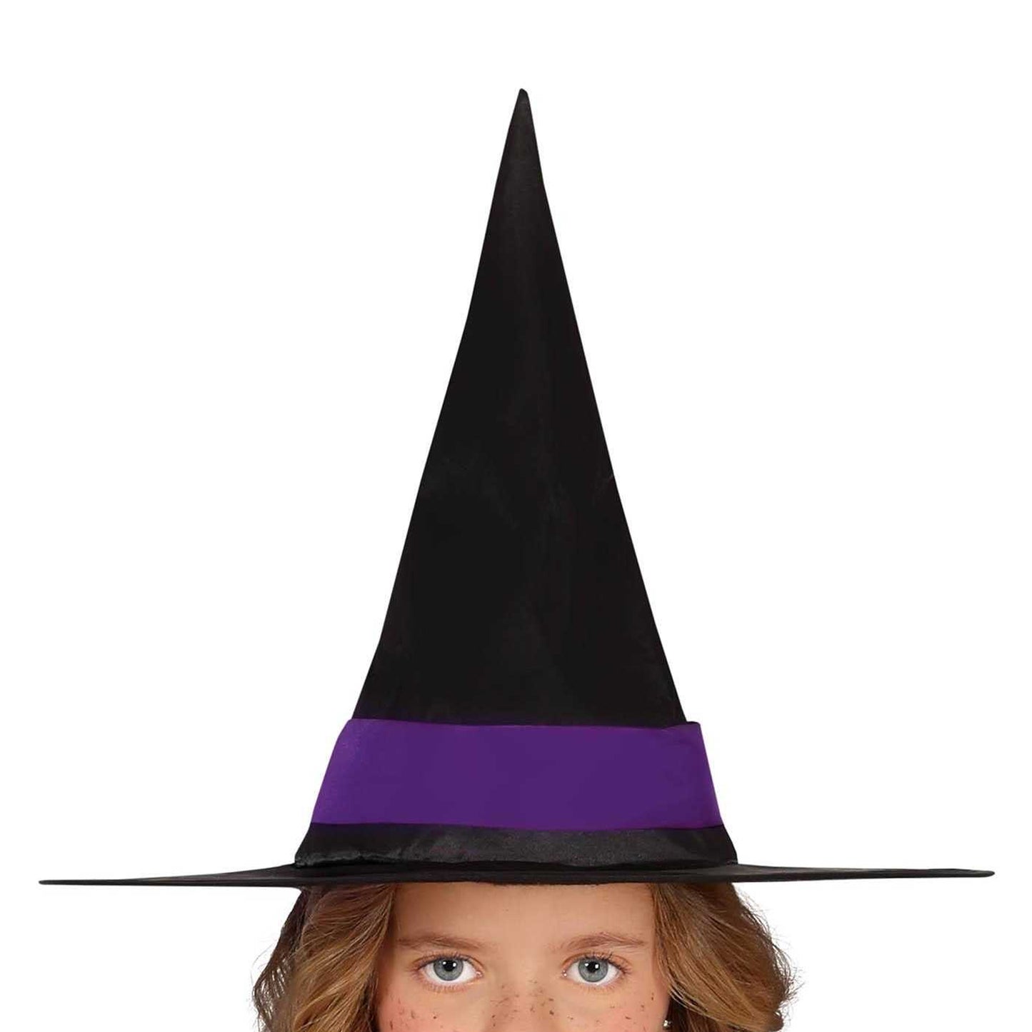 Black-Lilac - Side - Fiestas Guirca Childrens-Kids Witch & Haunted House Costume Set