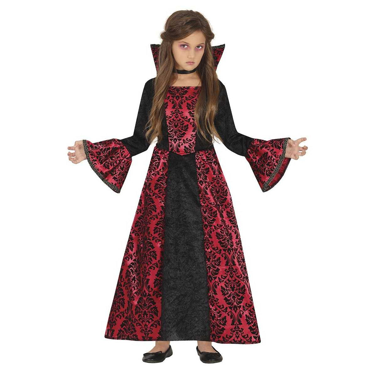 Black-Burgundy - Front - Fiestas Guirca Childrens-Kids Vampire Costume Set