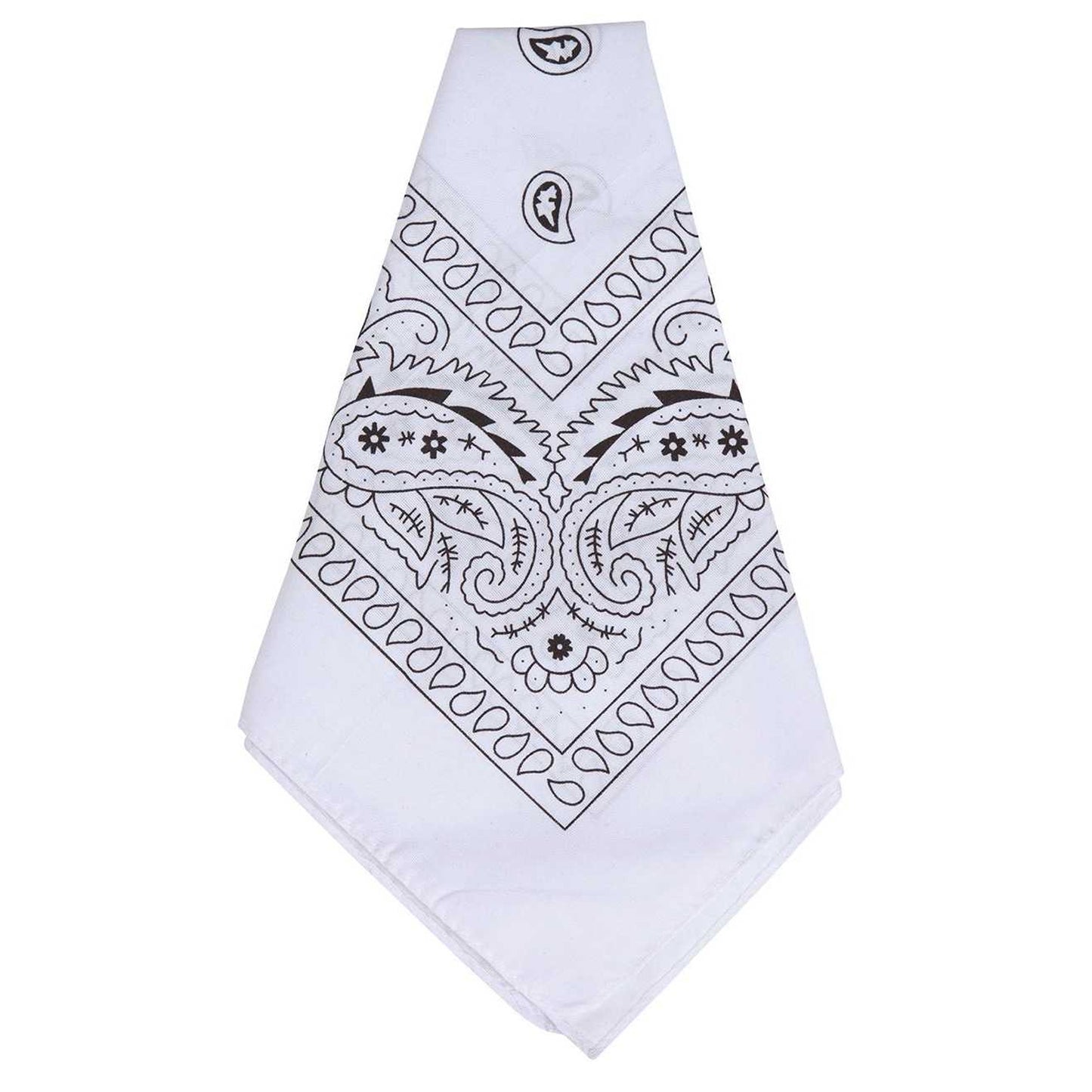 White - Front - Fiestas Guirca Denim Scarf Prop
