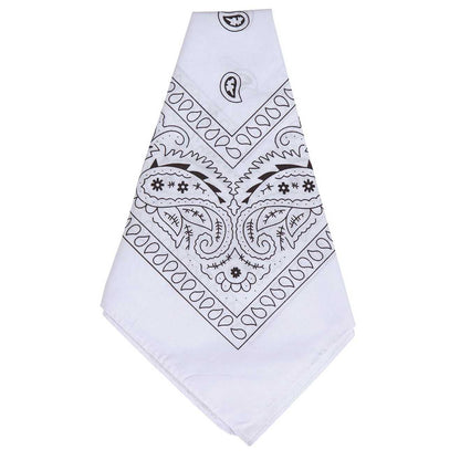 White - Front - Fiestas Guirca Denim Scarf Prop