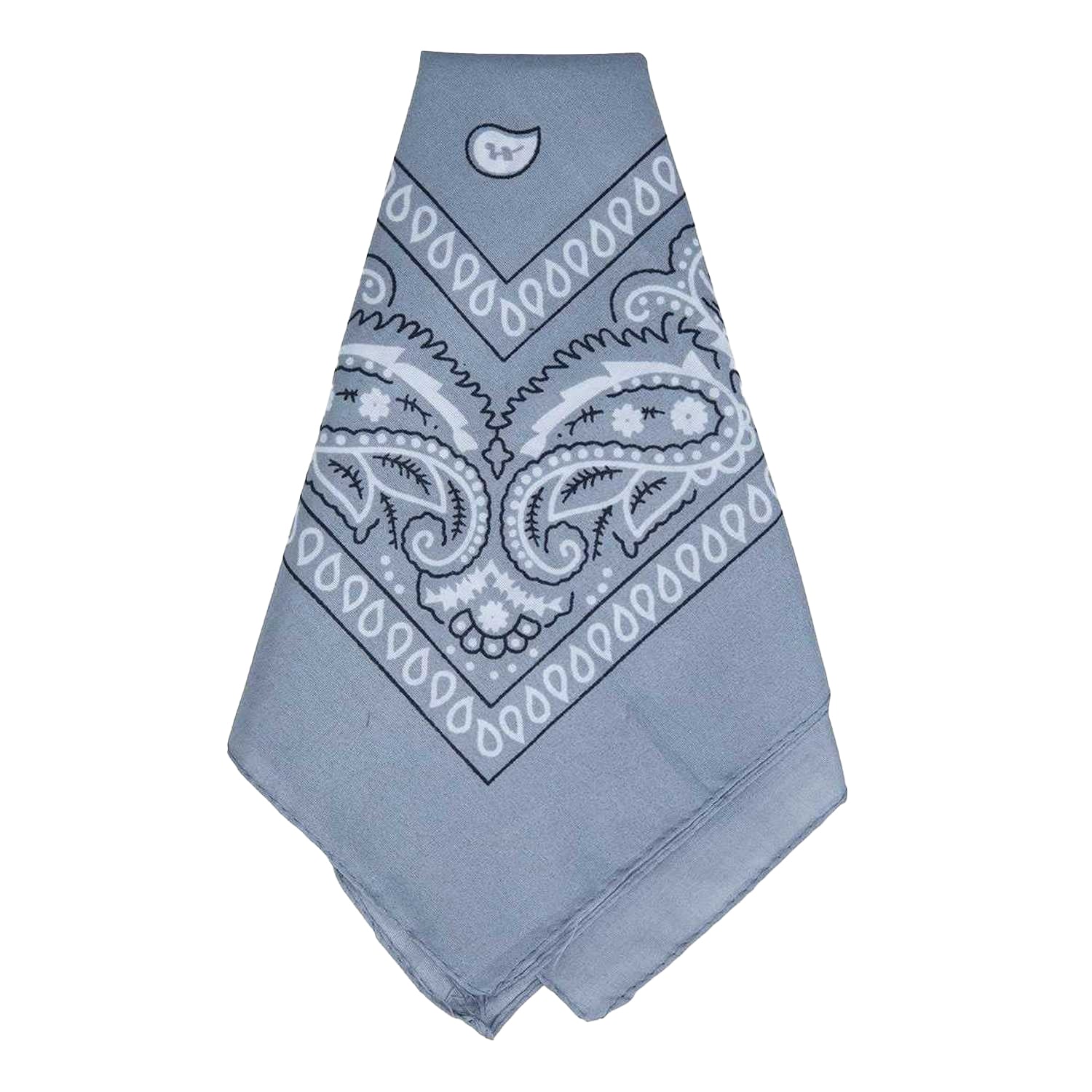 Grey - Front - Fiestas Guirca Cowboy Scarf Prop