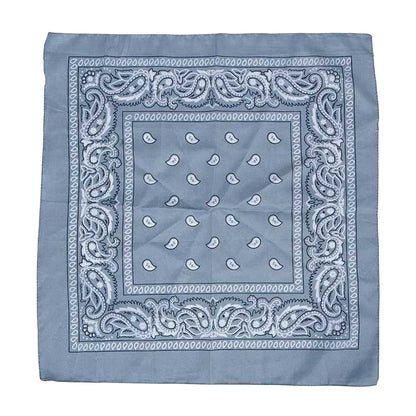 Grey - Back - Fiestas Guirca Cowboy Scarf Prop
