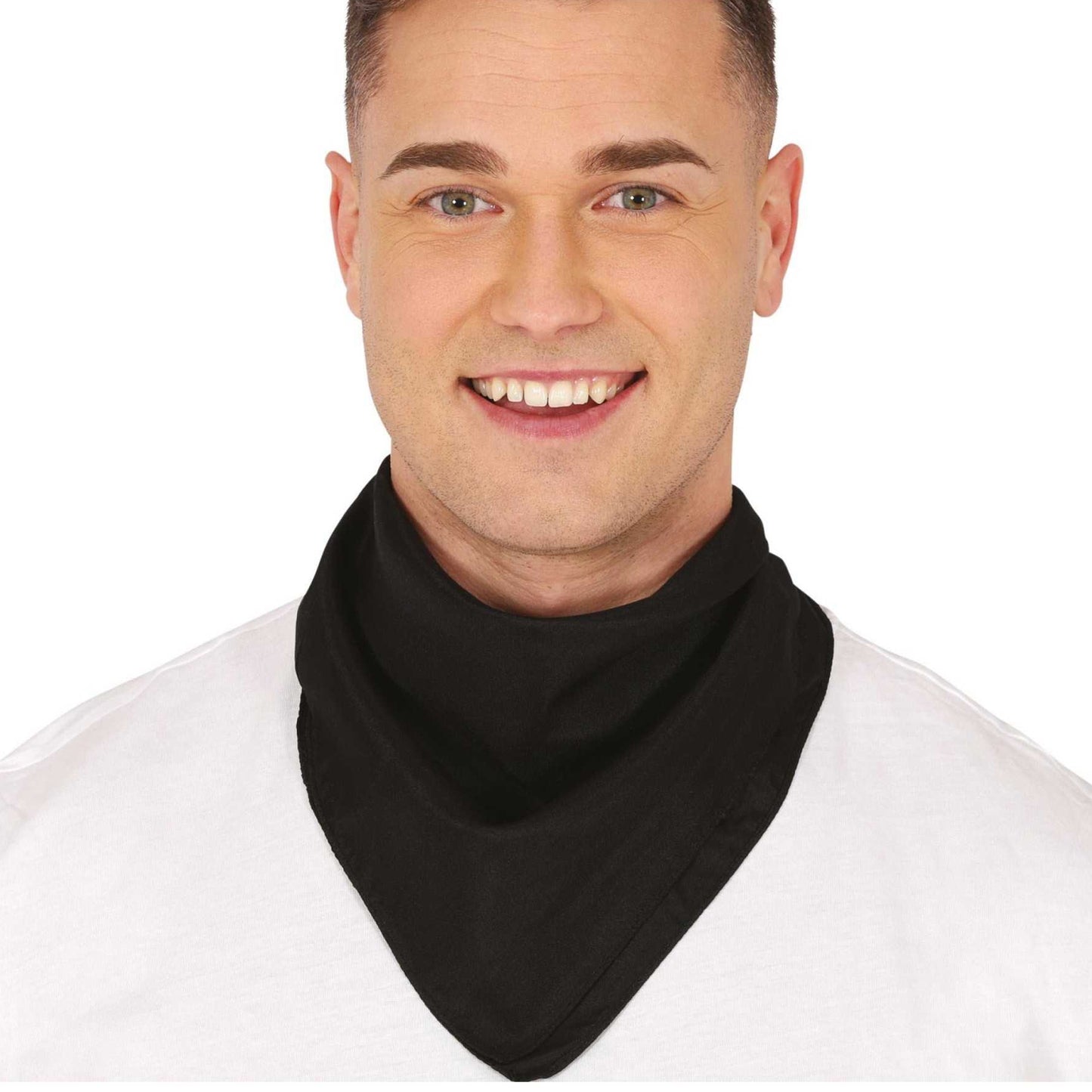Black - Side - Fiestas Guirca Unisex Adult Bandana Scarf Prop