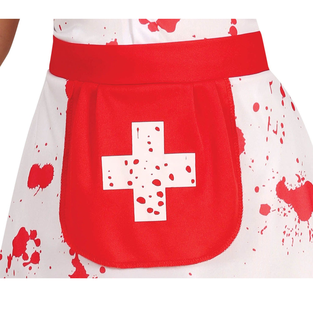 White-Red - Lifestyle - Fiestas Guirca Childrens-Kids Bloody Nurse Costume Set