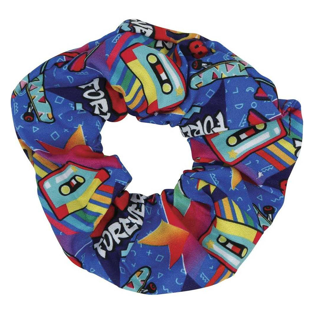 Multicoloured - Front - Fiestas Guirca Womens-Ladies 90s Scrunchie