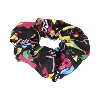 Multicoloured - Back - Fiestas Guirca 80s Scrunchie