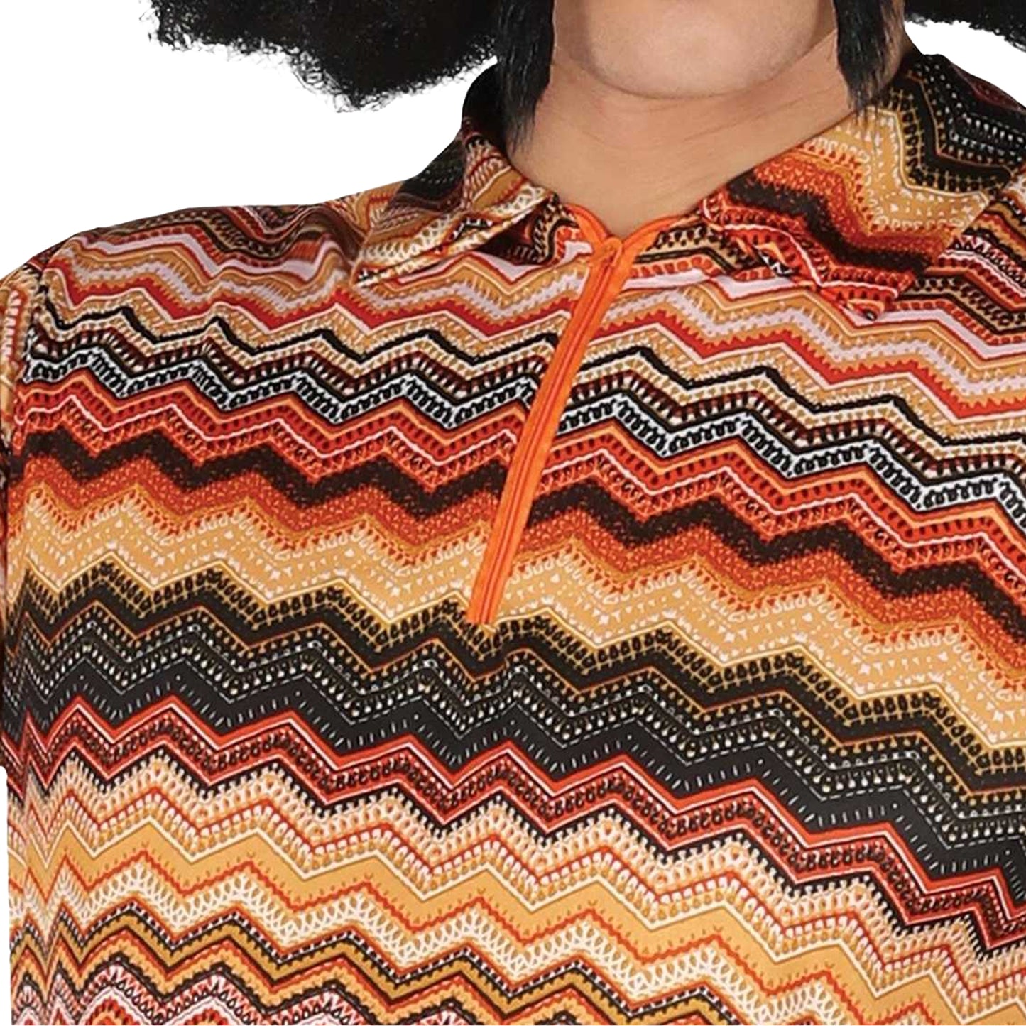 Brown - Side - Fiestas Guirca Mens 70´s Retro Costume Set