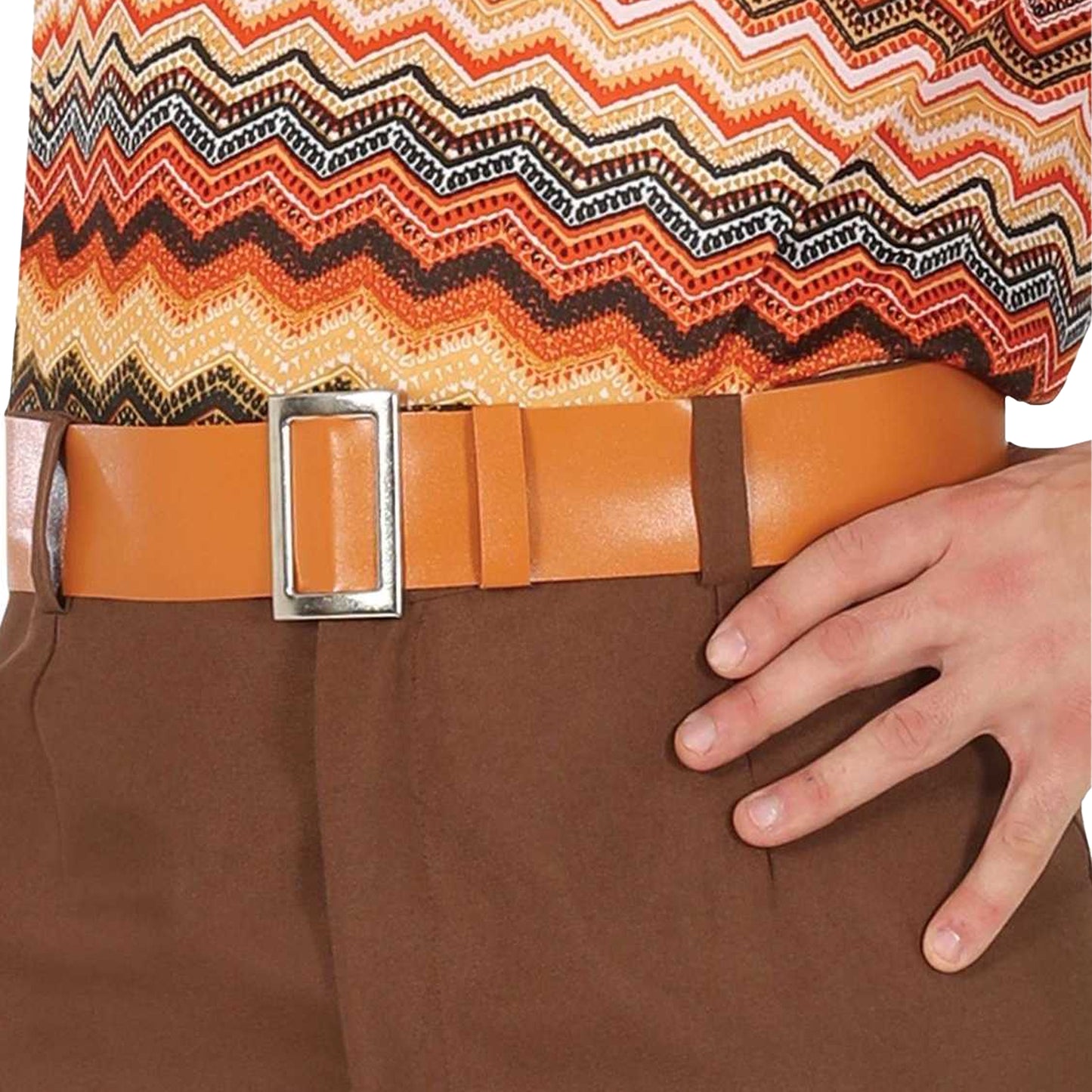 Brown - Lifestyle - Fiestas Guirca Mens 70´s Retro Costume Set