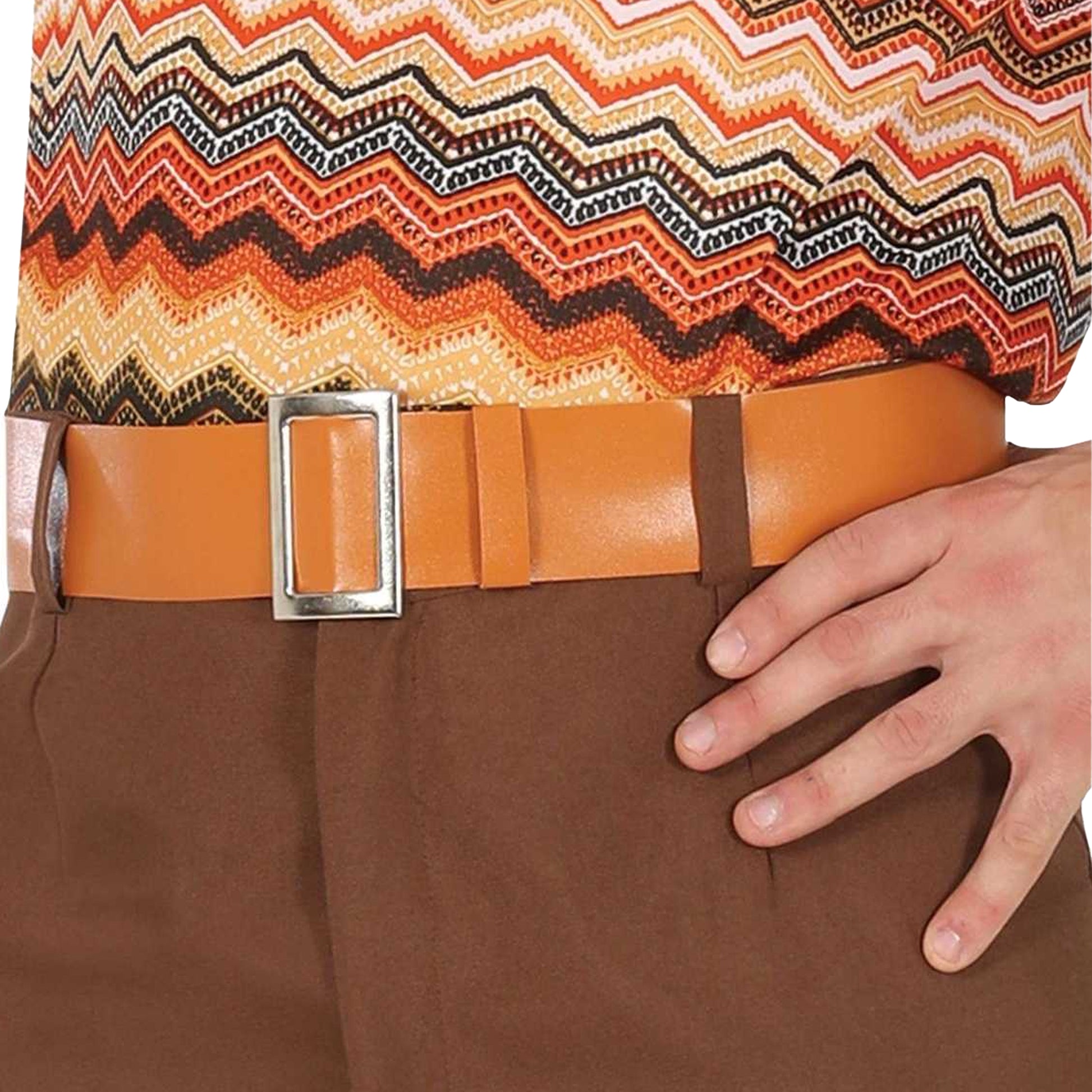 Brown - Lifestyle - Fiestas Guirca Mens 70´s Retro Costume Set