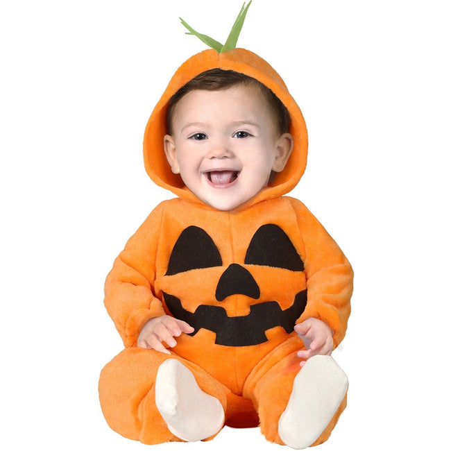 Orange-Black - Front - Fiestas Guirca Baby Pumpkin Costume