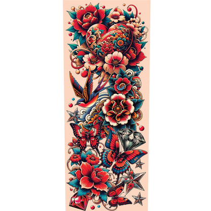 Multicoloured - Front - Fiestas Guirca Tattoo Arm Sleeves