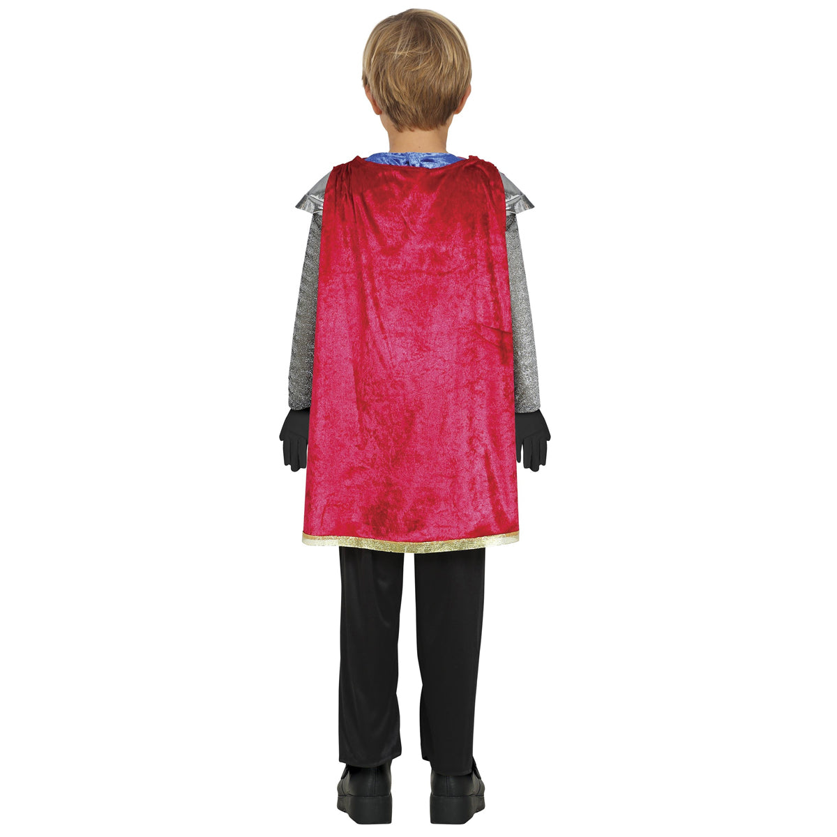 Blue-Burgundy - Back - Fiestas Guirca Boys King Costume Set