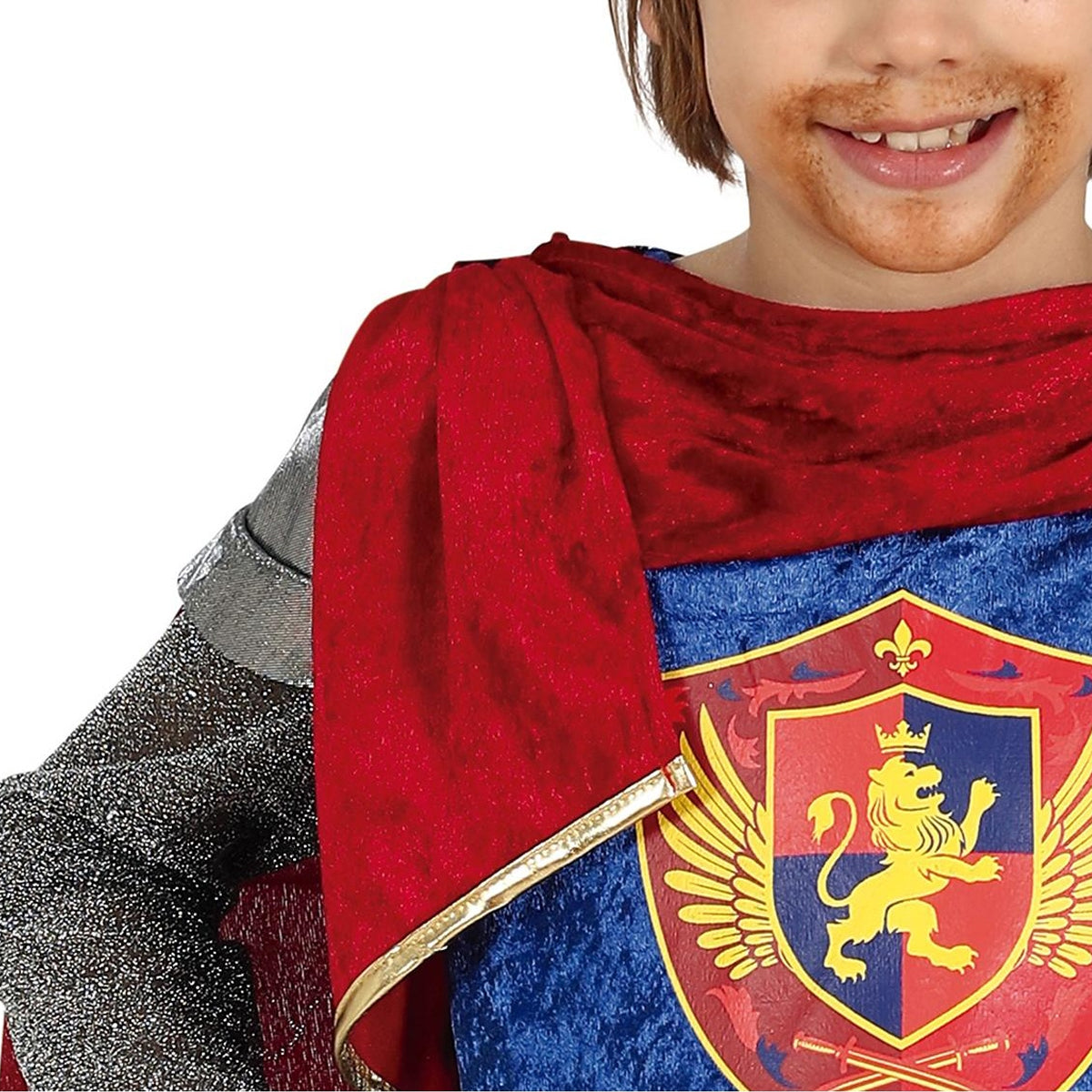 Blue-Burgundy - Pack Shot - Fiestas Guirca Boys King Costume Set