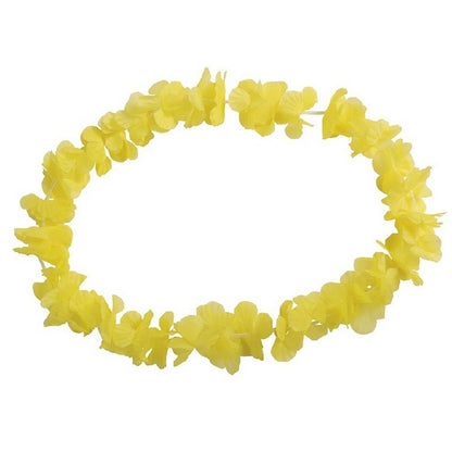 Yellow - Front - Fiestas Guirca Hawaiian Lei