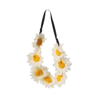 White - Back - Fiestas Guirca Flower Tiara