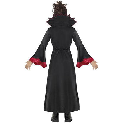 Black-Burgundy - Back - Fiestas Guirca Girls Bordeaux Vampire Costume
