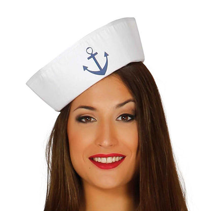 Blue-White - Side - Fiestas Guirca Womens-Ladies Sailor Costume Set