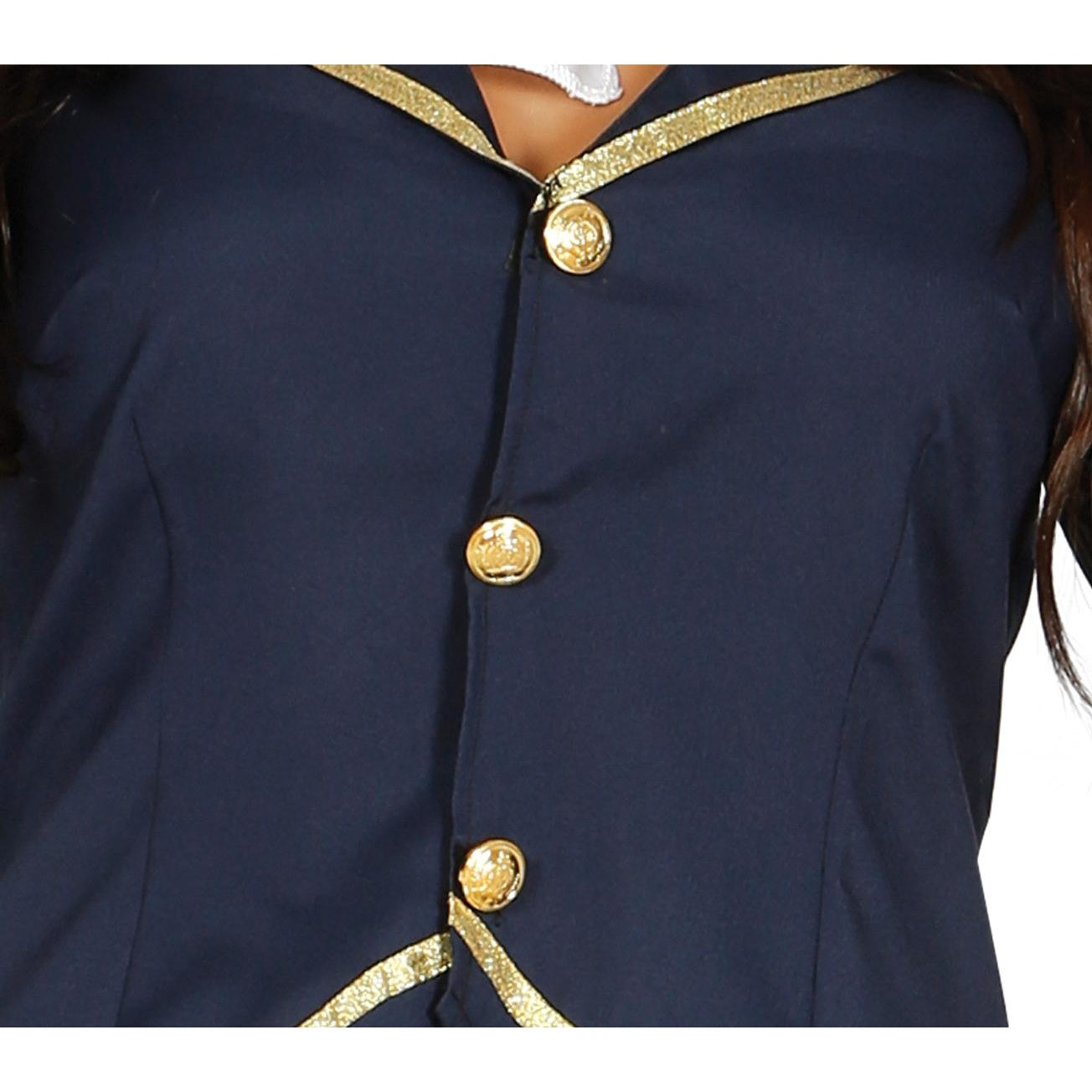 Blue-Gold - Lifestyle - Fiestas Guirca Womens-Ladies Air Hostess Costume Set
