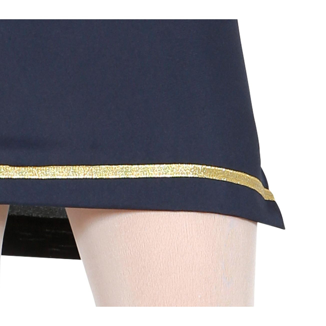 Blue-Gold - Pack Shot - Fiestas Guirca Womens-Ladies Air Hostess Costume Set