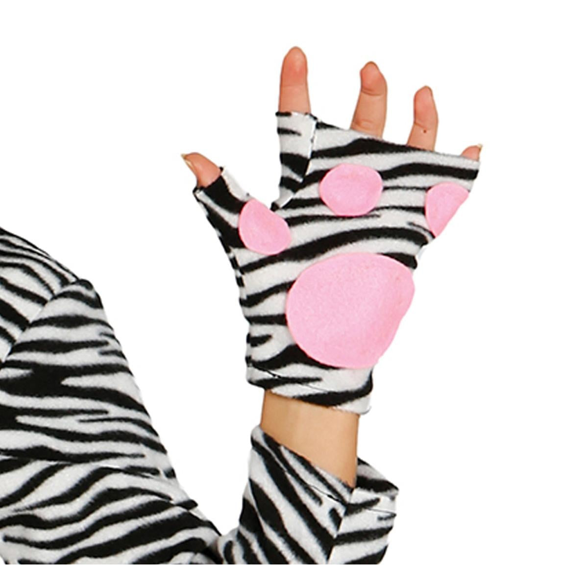 White-Black - Lifestyle - Fiestas Guirca Womens-Ladies Zebra Costume Set