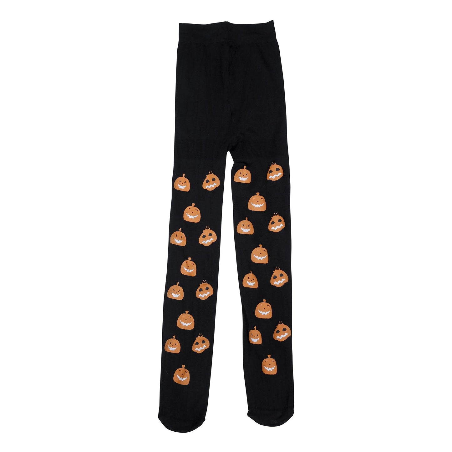 Black - Front - Fiestas Guirca Girls Pumpkin Tights