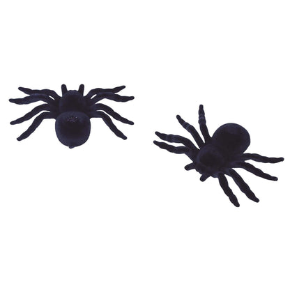 Black - Back - Fiestas Guirca Spider Halloween Decoration (Pack of 2)